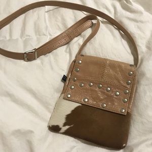 Cowhide purse